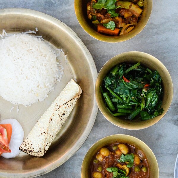 Traditional Nepali Thali set